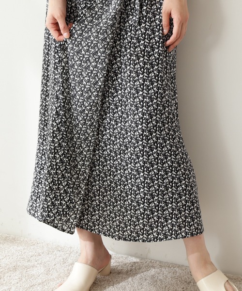 N.（N. Natural Beauty Basic）（エヌエヌナチュラルビューティーベーシック）の「【S Size Line】◆フラワープリントカシュクールワンピース（ワンピース・レディース・ホワイト系その他/ブラック系その他/グリーン系その他・SMALL/MEDIUM）」の13枚目の写真