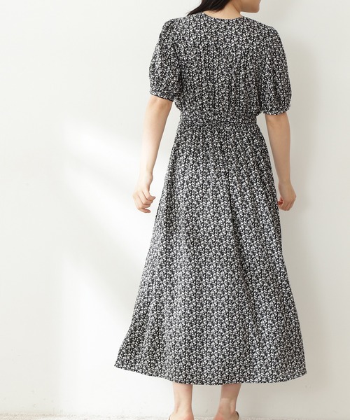 N.（N. Natural Beauty Basic）（エヌエヌナチュラルビューティーベーシック）の「【S Size Line】◆フラワープリントカシュクールワンピース（ワンピース・レディース・ホワイト系その他/ブラック系その他/グリーン系その他・SMALL/MEDIUM）」の11枚目の写真