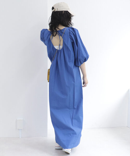 fredy emue(フレディエミュ)の「バックデザインロングワンピース(ワンピース・レディース・ブルー/ブラック/レッド・38)」の18枚目の写真