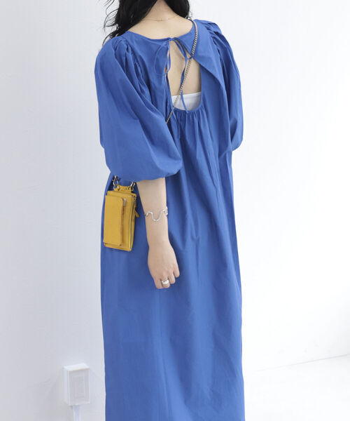 新品-Fredy emueロングワンピース fredy emue（フレディエミュ）の「袖ボリューム ロング