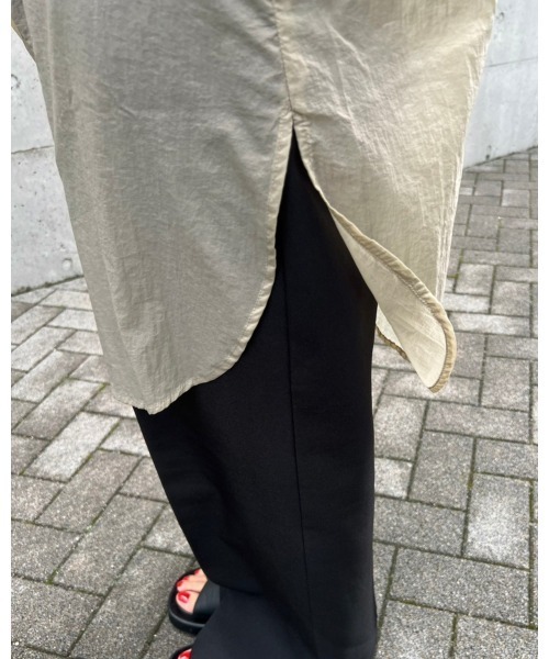 LiSeek（リシーク）の「【LiSeeK】シアーロングシャツ（シャツ/ブラウス・レディース・ホワイト/ピンク/グリーン・FREE）」の19枚目の写真