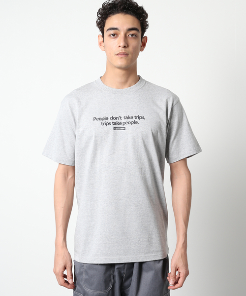 Liberaiders(リベレイダース)の「【Liberaiders/リベレイダース×JOURNAL STANDARD】別注 メッセージ Tシャツ(Tシャツ/カットソー・メンズ・グリーン/グレー・LARGE/X-LARGE)」の4枚目の写真