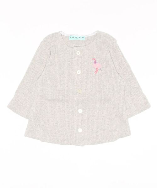 [WEB限定]ワンポイント刺繍カーディガン（カーディガン/ボレロ）｜hakka kids（ハッカキッズ）