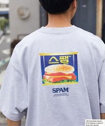 FREAK'S STORE | FREAK'S STORE/フリークスストア SPUM ハングル刺繍 ロゴTEE/スパム ハングルシシュウ ロゴ 半袖Tシャツ(Tシャツ/カットソー)