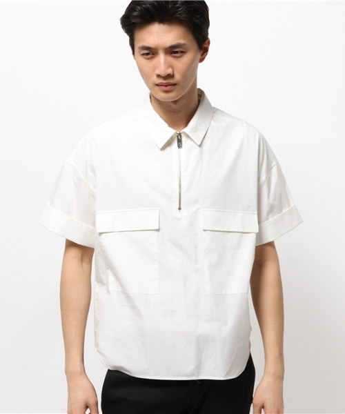 Lui's（ルイス）の「lot holon(ロット･ホロン) プルオーバーシャツ（シャツ/ブラウス・メンズ・ホワイト・46/44）」の2枚目の写真