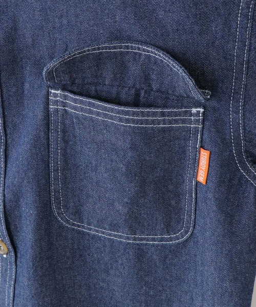 ikka（イッカ）の「【キッズ】ライトデニムオーバーシャツ（120~160cm）（シャツ/ブラウス・キッズ・ネイビー・130/140/150/160/120）」の8枚目の写真