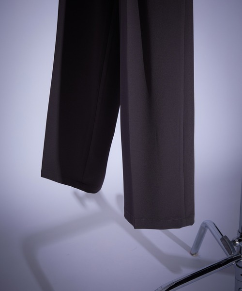 JUNRED（ジュンレッド）の「スムースタッチワイドストレートパンツ（スラックス・メンズ・チャコールグレー/グレー系その他/ブルー系その他4・S/M/L）」の11枚目の写真