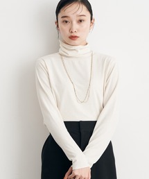 earth music&ecology | タートルネックリブカットプルオーバー(Tシャツ/カットソー)