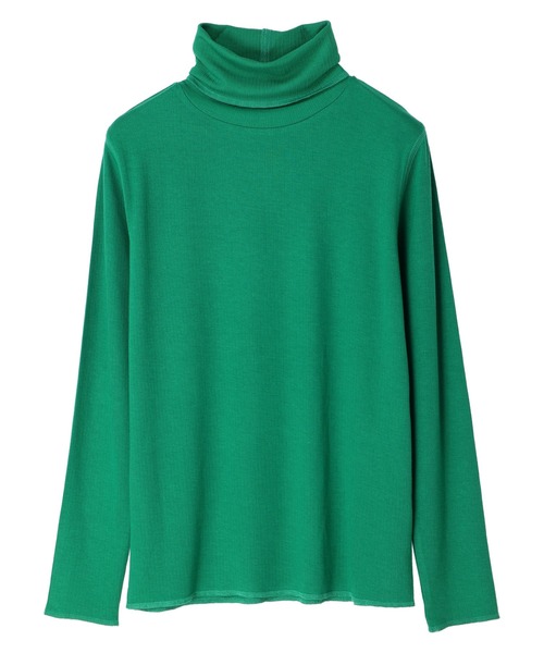 earth music&ecology(アースミュージックアンドエコロジー)の「タートルネックリブカットプルオーバー(Tシャツ/カットソー・レディース・グリーン/アイボリー/ブラック/イエロー・S/M)」の8枚目の写真