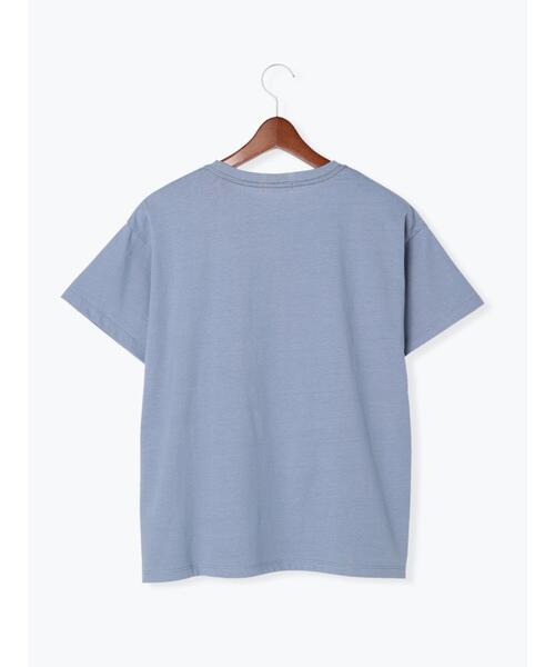 Te chichi(テチチ)の「フロッキーロゴプリントTシャツ(Tシャツ/カットソー・レディース・ブラウン/オフホワイト/ブルー・フリ-)」の19枚目の写真