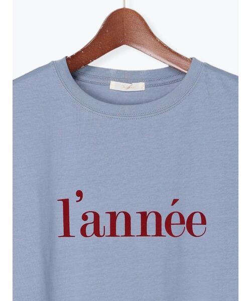 Te chichi(テチチ)の「フロッキーロゴプリントTシャツ(Tシャツ/カットソー・レディース・ブラウン/オフホワイト/ブルー・フリ-)」の20枚目の写真