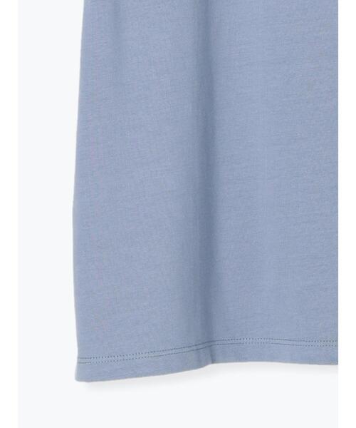 Te chichi(テチチ)の「フロッキーロゴプリントTシャツ(Tシャツ/カットソー・レディース・ブラウン/オフホワイト/ブルー・フリ-)」の22枚目の写真