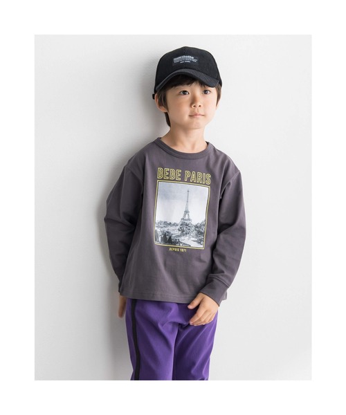 BeBe（ベベ）の「BeBe/コーデュロイ ネーム ロゴ 刺繍 キャップ (52~56cm)（キャップ・キッズ・ブラック/ブラウン・LARGE/MEDIUM）」の16枚目の写真