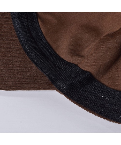 BeBe（ベベ）の「BeBe/コーデュロイ ネーム ロゴ 刺繍 キャップ (52~56cm)（キャップ・キッズ・ブラック/ブラウン・LARGE/MEDIUM）」の9枚目の写真