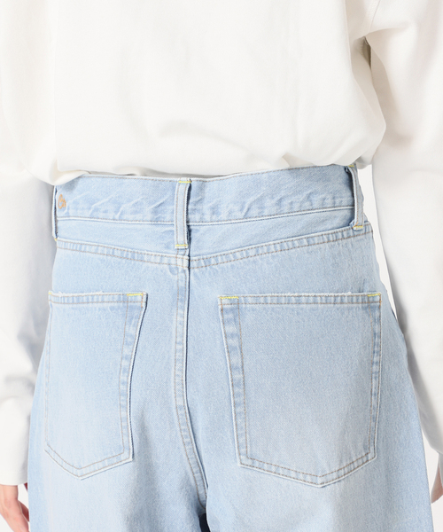 SLOBE citron.（スローブシトロン）の「SLOBE citron.ダメージデニム（デニムパンツ・レディース・サックスブルー・38/36）」の19枚目の写真