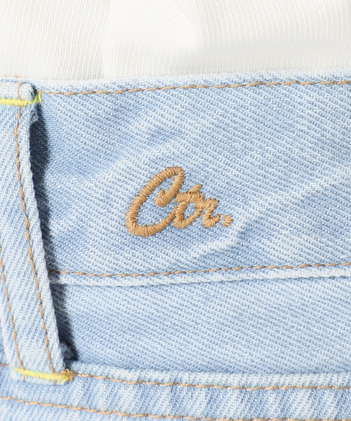 SLOBE citron.（スローブシトロン）の「SLOBE citron.ダメージデニム（デニムパンツ・レディース・サックスブルー・38/36）」の8枚目の写真