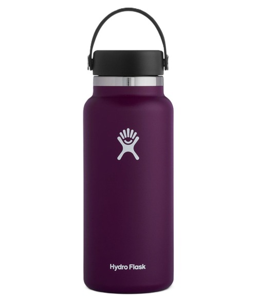 HYDRO FLASK(ハイドロフラスク)の「【Hydro Flask】HYDRATION 32oz WIDE MOUTH(水筒・メンズ・ホワイト/パープル/グレー/オリーブ/ピンク/オレンジ/ブルー/サックスブルー/ブラック/ライトオレンジ系/インディゴブルー/ターコイズブルー/ライトグリーン/チェリーピンク/レッド/ダークオレンジ/ライラック/スカイブルー/ダークグリーン/ワインレッド/セージグリーン/ライトピンク/ロイヤルブルー/チャコールグレー/ラベンダー/テラコッタ・FREE)」の16枚目の写真