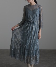 atlo（アトロ）の「ミモレ丈&袖ありフォーマルカシュクールセレモニー結婚式 パーティードレス オケージョンドレスお呼ばれ 二次会 成人式（ドレス・レディース）」