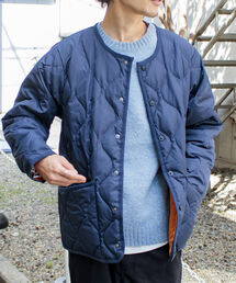 TAION | 【TAION/タイオン】GLOSTER別注 ミリタリーライナージャケット ノーカラーMA-1 M65(ノーカラージャケット)