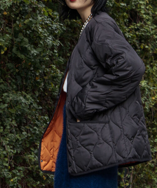 TAION（タイオン）の「【TAION/タイオン】GLOSTER別注 ミリタリーライナージャケット ノーカラーMA-1 M65（ノーカラージャケット・メンズ・ブラック/オリーブ/ネイビー・M/L/XL）」の21枚目の写真