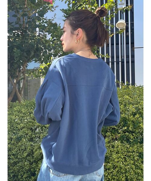 Ungrid（アングリッド）の「【WEB限定】スリーブボリュームスウェット（スウェット・レディース・ライトグレー/ブラウン/レッド/ピンク/オレンジ/ブルー/グリーン・FREE）」の12枚目の写真