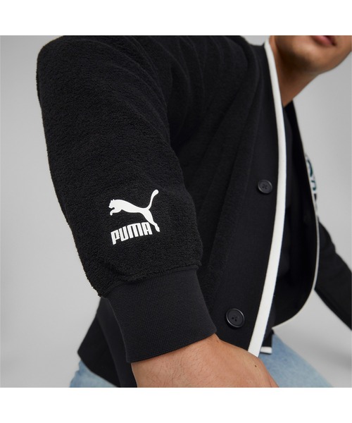 ★新品★PUMA（プーマ）　ジップアップカーディガン PUMA（プーマ）の「PUMA プーマ ユニセックス PUMA TEAM 裏起毛