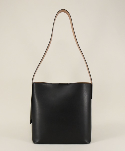 styiro（スタイロ）の「大容量 ワイドストラップ ビッグワンハンドルバッグ（ビジネスバッグ・レディース・ブラック/アイボリー/ブラウン系その他/キャメル/シルバー/ブルー/ガンメタ/グレー/ベージュ・FREE）」の15枚目の写真