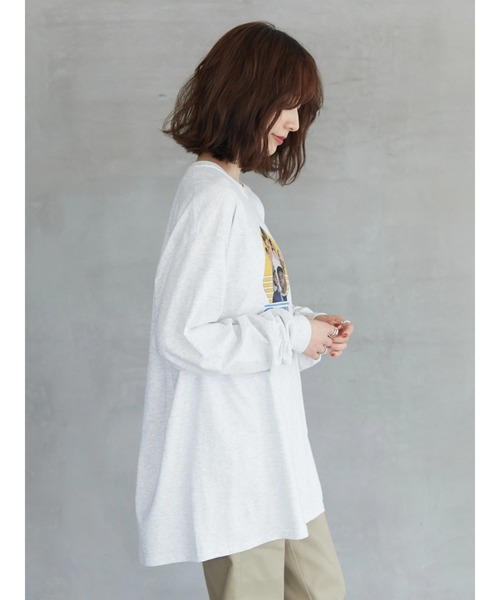 Green　Parks（グリーンパークス）の「【UNISEX】■STRANGER THINGS Upside Heroes（Tシャツ/カットソー・レディース・グレー・FREE）」の13枚目の写真