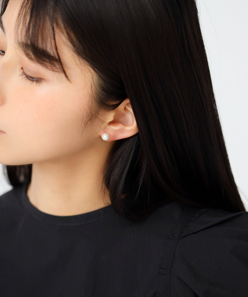 アコヤパール7mmピアス K10