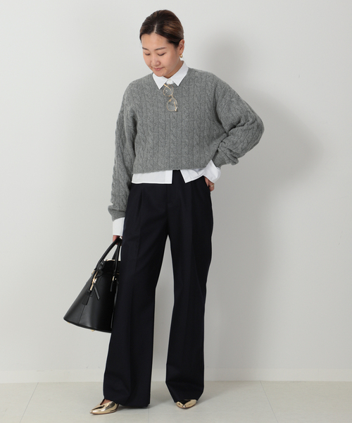14AW ドゥーズィエムクラス ケーブルニット
