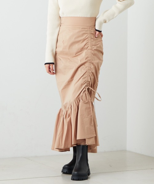 Chico（チコ）の「【2022AW】ドロストマーメイドスカート（スカート・レディース・ブラック/ベージュ/グレー・FREE）」の3枚目の写真