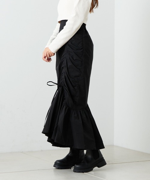Chico（チコ）の「【2022AW】ドロストマーメイドスカート（スカート・レディース・ブラック/ベージュ/グレー・FREE）」の5枚目の写真