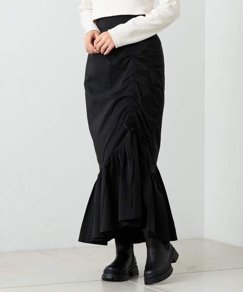 Chico（チコ）の「【2022AW】ドロストマーメイドスカート（スカート・レディース・ブラック/ベージュ/グレー・FREE）」の4枚目の写真