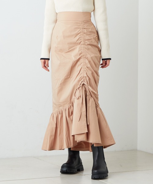 Chico（チコ）の「【2022AW】ドロストマーメイドスカート（スカート・レディース・ブラック/ベージュ/グレー・FREE）」の16枚目の写真