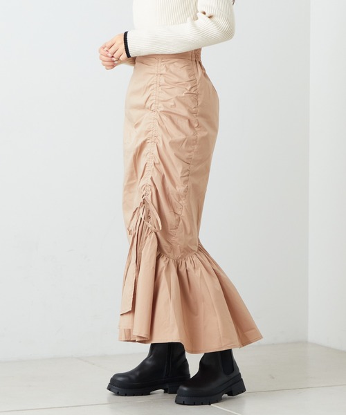 Chico（チコ）の「【2022AW】ドロストマーメイドスカート（スカート・レディース・ブラック/ベージュ/グレー・FREE）」の17枚目の写真