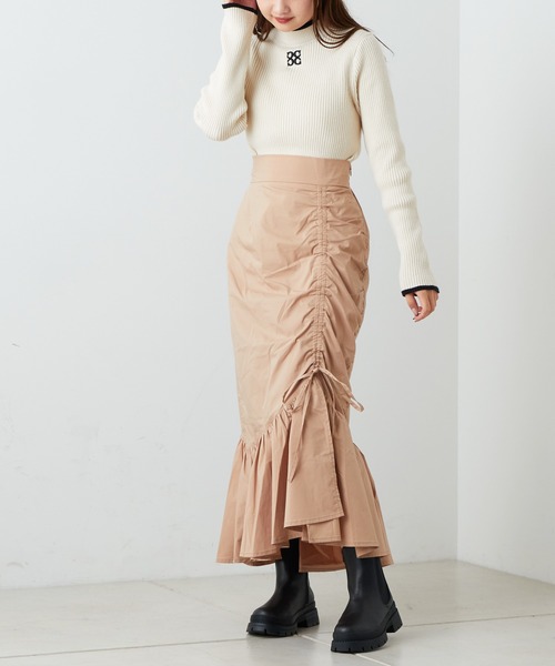 Chico（チコ）の「【2022AW】ドロストマーメイドスカート（スカート・レディース・ブラック/ベージュ/グレー・FREE）」の19枚目の写真