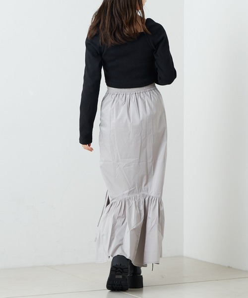 Chico（チコ）の「【2022AW】ドロストマーメイドスカート（スカート・レディース・ブラック/ベージュ/グレー・FREE）」の15枚目の写真