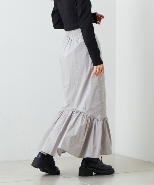 Chico（チコ）の「【2022AW】ドロストマーメイドスカート（スカート・レディース・ブラック/ベージュ/グレー・FREE）」の12枚目の写真