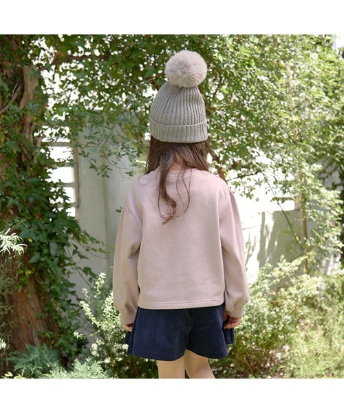 Lycee mine(リセマイン)の「【万能アイテム】アソートカレッジロゴプリントスエット(スウェット・キッズ・ミント/ベージュ系/ラベンダー/ダークブラウン/ベージュ/アイボリー/チャコール/ネイビー・100cm/130cm/150cm/110cm/120cm/140cm)」の20枚目の写真