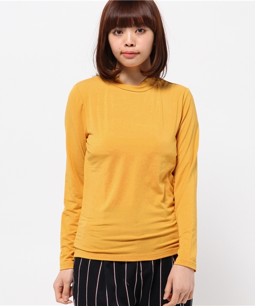 OUTLET（アウトレット）の「【Discoat】TRベアハイネックL/S（Tシャツ/カットソー・レディース・ダークグレー/ネイビー/ブラック系その他/マスタード/アイボリー・FREE）」の5枚目の写真