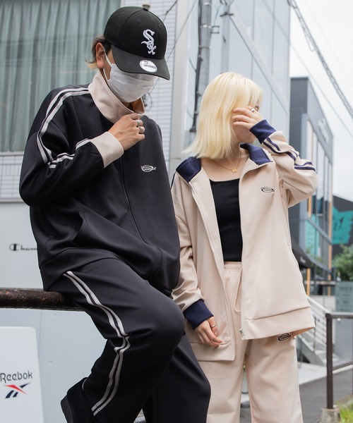 sedacle（セダクル）の「サイドダブルライントラックパンツ【SETUP着用可能】（その他パンツ・メンズ・カーキ/ブラック/アイボリー/ネイビー・MEDIUM/LARGE）」の19枚目の写真