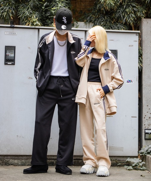 sedacle（セダクル）の「サイドダブルライントラックパンツ【SETUP着用可能】（その他パンツ・メンズ・カーキ/ブラック/アイボリー/ネイビー・MEDIUM/LARGE）」の9枚目の写真