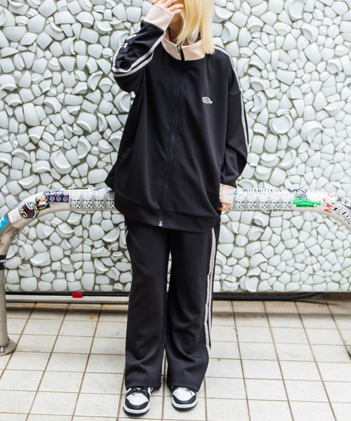 sedacle（セダクル）の「サイドダブルライントラックパンツ【SETUP着用可能】（その他パンツ・メンズ・カーキ/ブラック/アイボリー/ネイビー・MEDIUM/LARGE）」の14枚目の写真