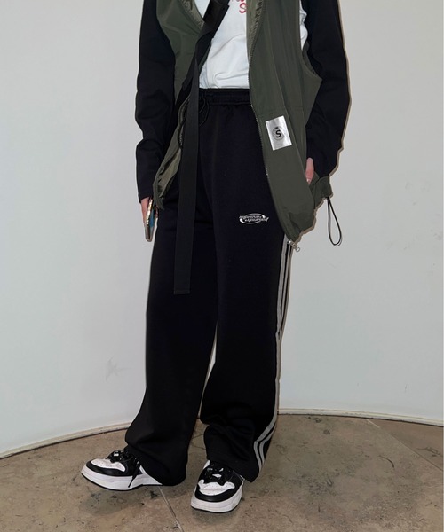 sedacle（セダクル）の「サイドダブルライントラックパンツ【SETUP着用可能】（その他パンツ・メンズ・カーキ/ブラック/アイボリー/ネイビー・MEDIUM/LARGE）」の21枚目の写真