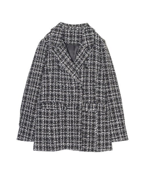 Re:EDIT（リエディ）の「MIXツイードダブルテーラードジャケット