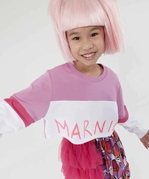 MARNI(マルニ)Kids & Junior ブランドロゴブリント長袖スウェット