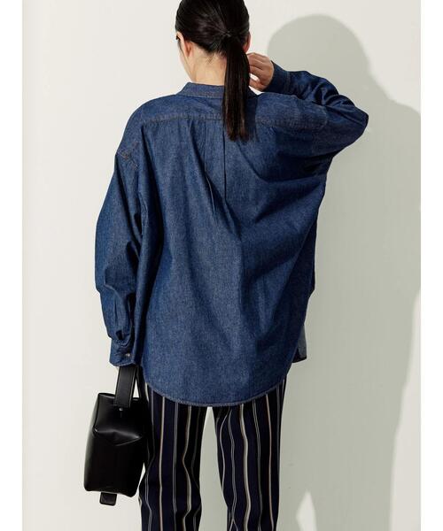 AMERICAN HOLIC(アメリカンホリック)の「ドロップショルダーデニムシャツ(シャツ/ブラウス・レディース・インディゴブルー・M/L)」の14枚目の写真