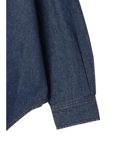 AMERICAN HOLIC(アメリカンホリック)の「ドロップショルダーデニムシャツ(シャツ/ブラウス・レディース・インディゴブルー・M/L)」の18枚目の写真
