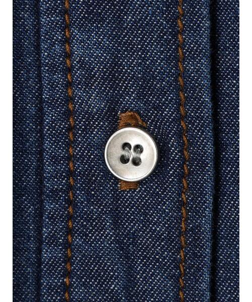 AMERICAN HOLIC(アメリカンホリック)の「ドロップショルダーデニムシャツ(シャツ/ブラウス・レディース・インディゴブルー・M/L)」の21枚目の写真