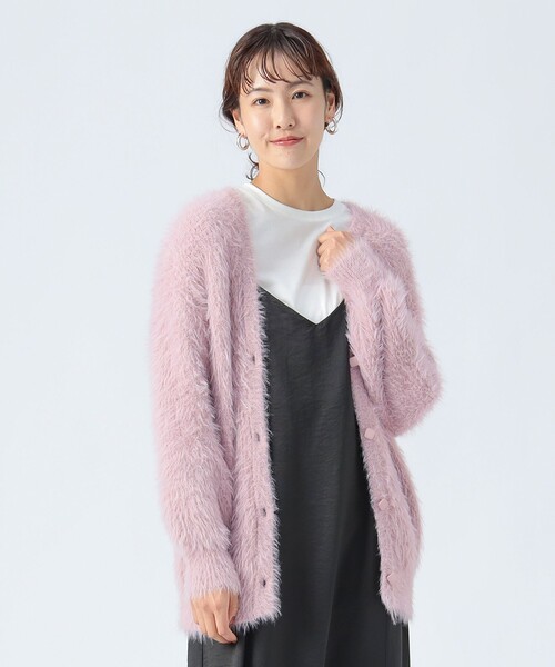 新色追加】フェザーヤーン カーディガン（ウォッシャブル